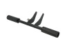 Voetrust Tomos A3 / A35 aluminium zwart