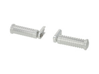 Foot rest Tomos A3 / A35 / universal Fast Arrow Pro CNC aluminium silver