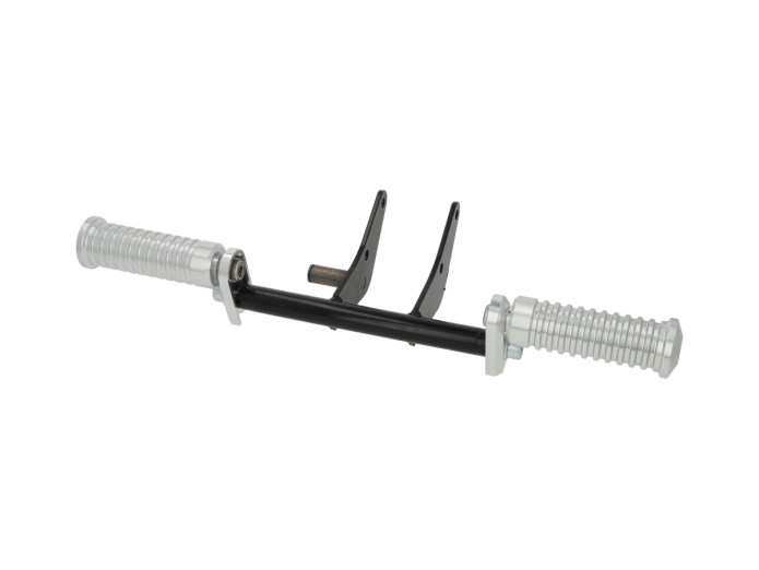 Voetrust Tomos A3 / A35 / universeel Fast Arrow Pro CNC aluminium silver