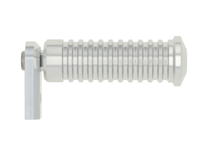Voetrust Tomos A3 / A35 / universeel Fast Arrow Pro CNC aluminium silver