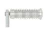 Voetrust Tomos A3 / A35 / universeel Fast Arrow Pro CNC aluminium silver
