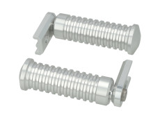 Fussrasten Tomos A3 / A35 / universal Fast Arrow Pro CNC Aluminium Silber Fussrasten Tomos A3 / A35 / universal Fast Arrow Pro CNC Aluminium Silber
