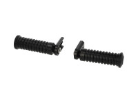 Voetrust Tomos A3 / A35 / universeel Fast Arrow Pro CNC aluminium zwart