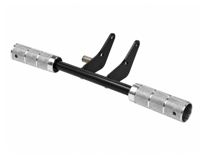 Footrest Tomos A3 / A35 / universal aluminium V2 silver