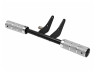 Footrest Tomos A3 / A35 / universal aluminium V2 silver