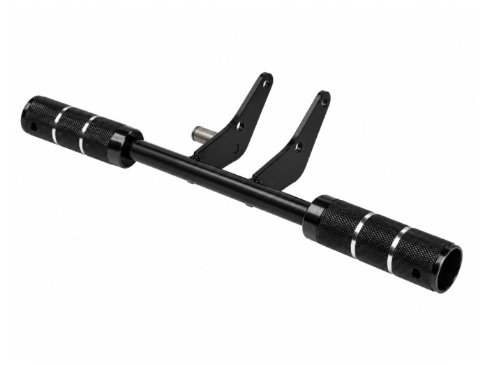 Footrest Tomos A3 / A35 / universal aluminium V2 black