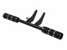 Footrest Tomos A3 / A35 / universal aluminium V2 black