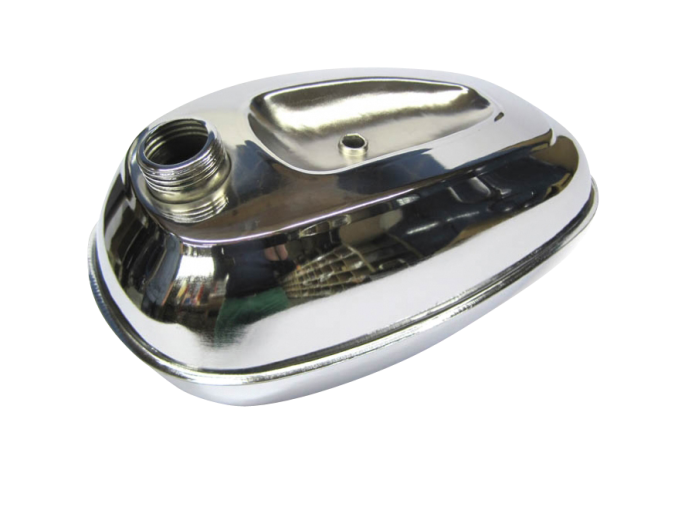 Tank Tomos 2L / 3L / 4L voor schroef tankdop chroom replica