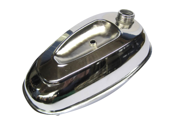 Tank Tomos 2L / 3L / 4L voor schroef tankdop chroom replica