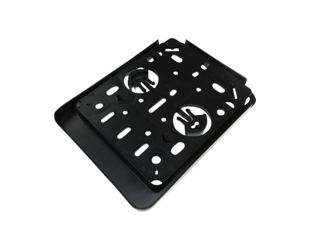 Kennzeichenhalter Belgien Schwarz Kunststoff BSF (10x12cm) product