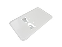 Licence plate holder Holland small white steel (10x17.5cm)