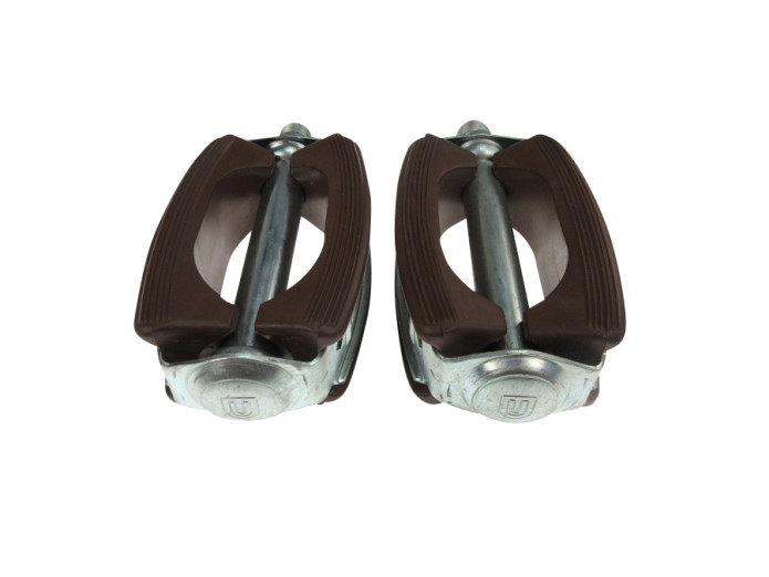 Pedalen Union 689H mit Reflektor Braun Original