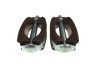 Tomos Pedals kit braun with reflector Pedals Union 689H with reflector brown original
