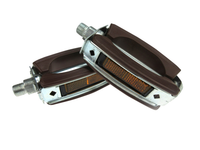 Pedalen Union 689H met reflector bruin origineel product