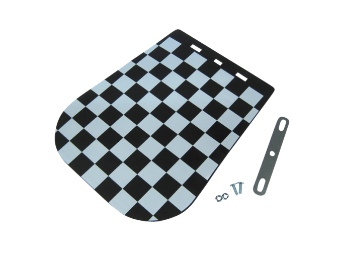 Mudflap universal with black / white checkered  product