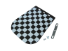 Tomos Mudflap universal with black-white checkered Mudflap Tomos universal with black / white checkered