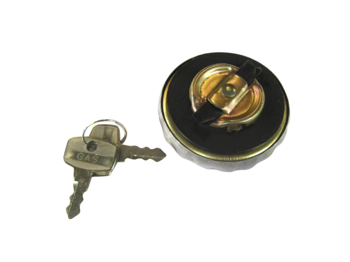 Tankdop bajonet 30mm met slot chroom Tomos A3 / A35