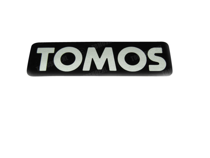 Sticker Tomos black / gray v1 main