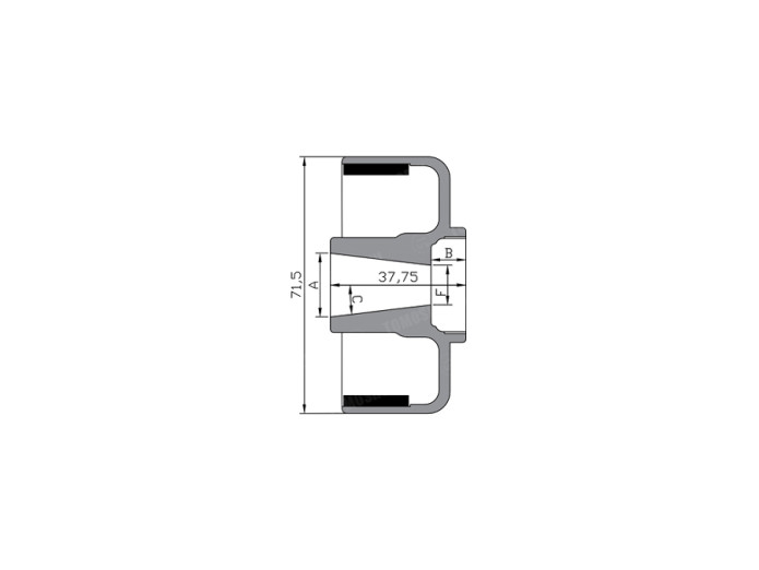Ontsteking HPI 210 (2-Ten) rotor vliegwiel