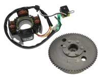 Flywheel Tomos A35 / A52 / A55 + ignition with pick-up original e-start 
