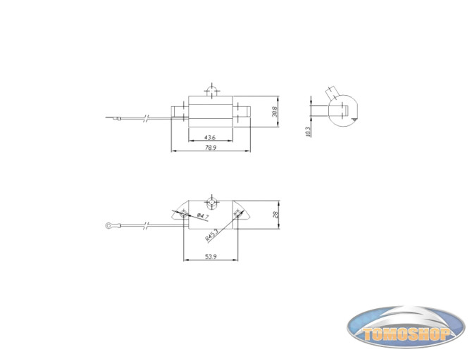 Ignition model Bosch Ducati Iskra coil VEC TV-2E electronic product