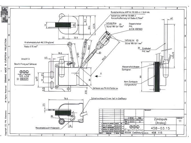 Ontsteking binnenrotor PVL spoel 458 115 product