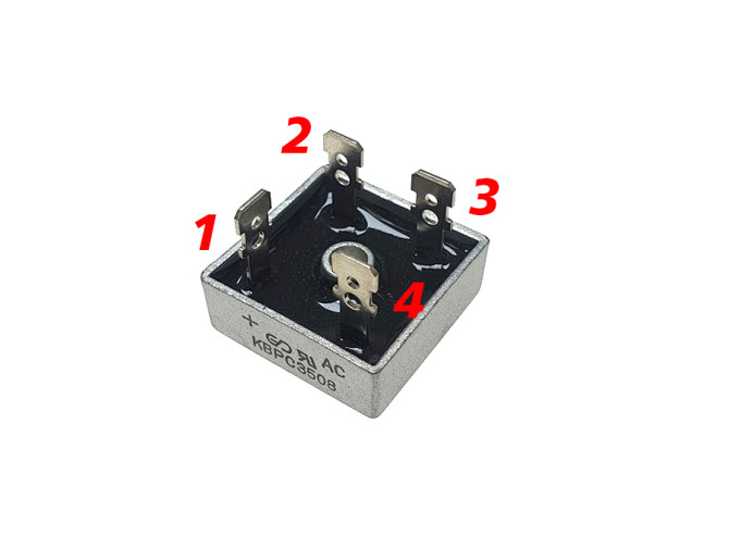 Rectifier universal (AC > DC) LED on Tomos KBPC3508 product