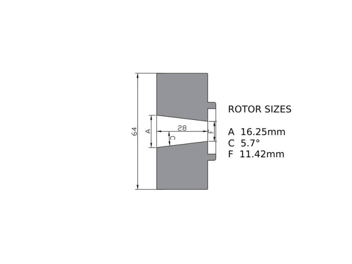 Ignition inner rotor HPI 068 rotor 