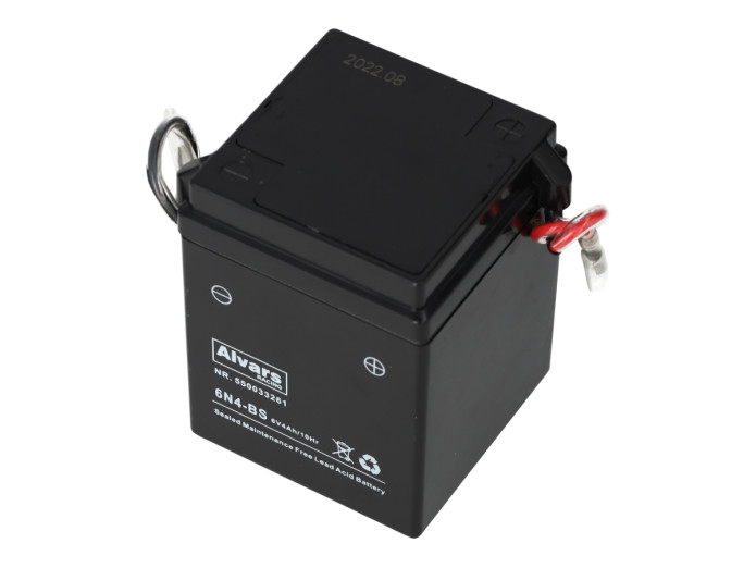 Battery 6V Alvars racing 6N4-BS 2Ah gel 2-stroke universal