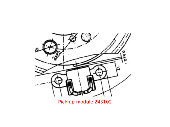 Ignition electronic pick-up module original Tomos A35 / A52 / A55 