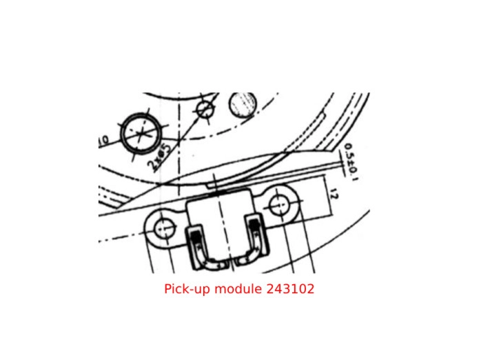 Zündung Elektronisch mit Pick-up Original Tomos A35 / A52