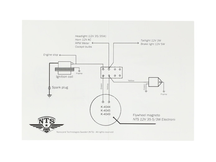 Zündung Bosch Tomos A3 2L 3L 4L 12V 35W Elektronisch Polrad