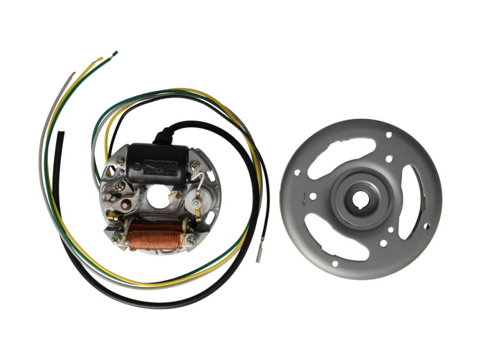 Ontsteking model Bosch linksdraaiend 6V 15 / 5W met remlicht Tomos A3 / 2L / 3L / 4L