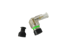 Spark plug cap transparent