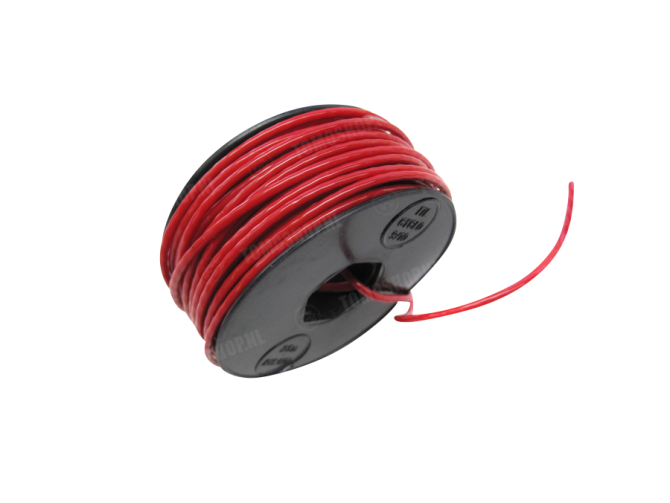 Elektrisch draad rood (per meter) main