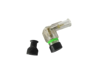 Spark plug cap transparent