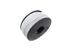 Electric cable white (per meter)