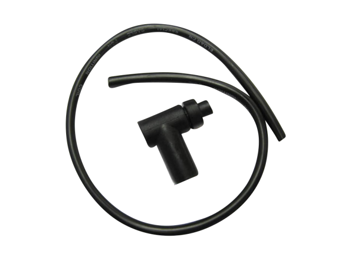 Spark plug cable black with spark plug cover  product