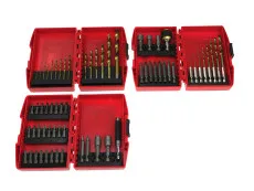 Metal drills and bits set 64-pieces