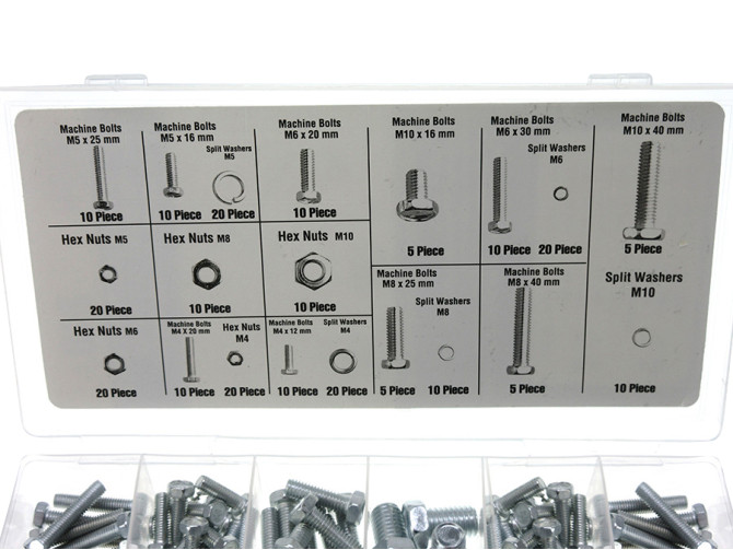 Sortiment Bolzen / Mutter 240-Teilig product
