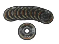 Angle grinder cutting disc 115x1mm (10 pieces)
