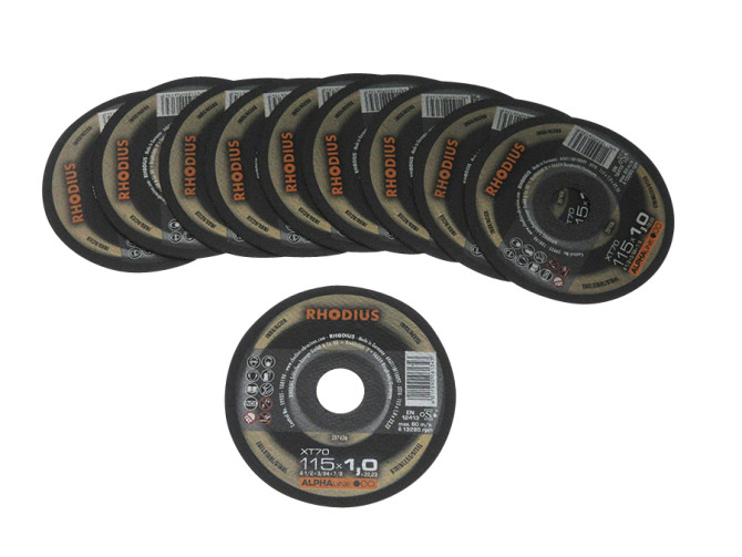 Angle grinder cutting disc 115x1mm (10 pieces) product