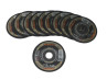 Angle grinder cutting disc 115x1mm (10 pieces)