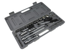 Dopsleutelset 52-delig 1/4 + 1/2 inch