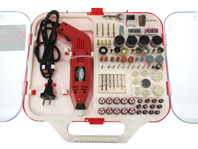 Multi tool with accessories complete in case 164-pieces product