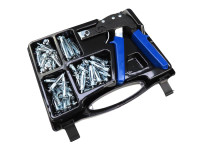 Hollow wall anchor set 72 pieces