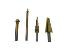 Metal drills set HSS 4 pieces