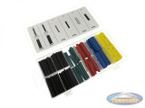 Electric cable heatshrink assortment 5 colors 120-pieces