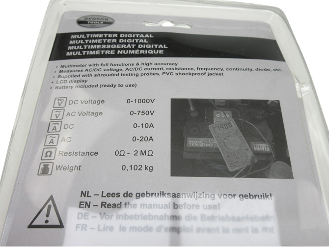 Multimeter digitaal AC / DC product