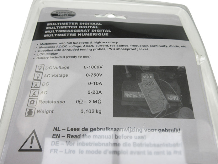 Multimeter digital AC / DC